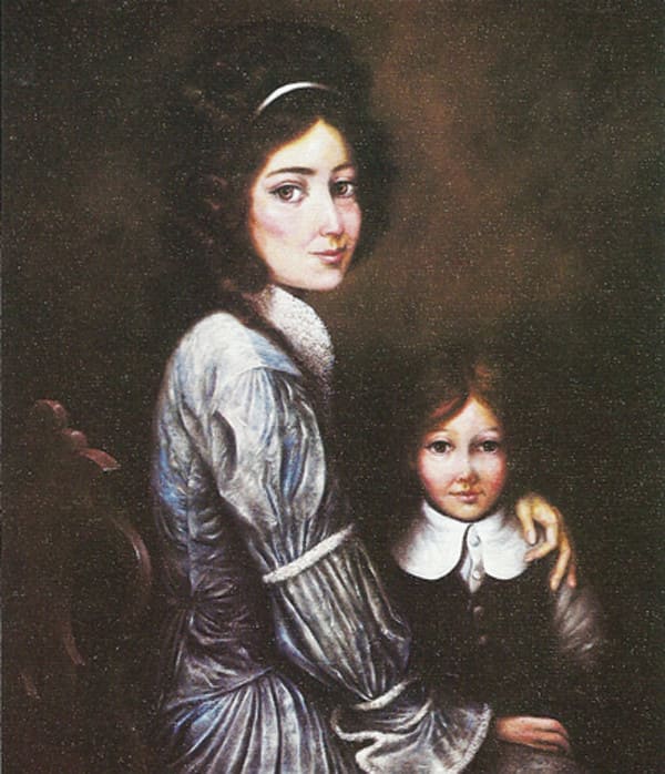 Isabel Ana Seton con su hija Anne Seton